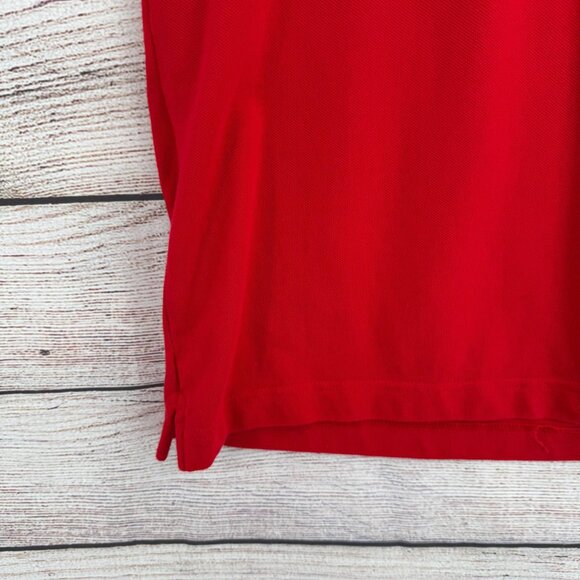 Apple Employee Knit Short Sleeve T-Shirt Men's Size Medium Red - Picture 7 of 14